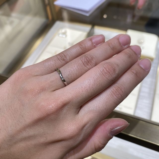 【銀座ダイヤモンドシライシの口コミ】 どの指輪もキュートで、他のブランドに比べて指輪を装着した時の引っかか…