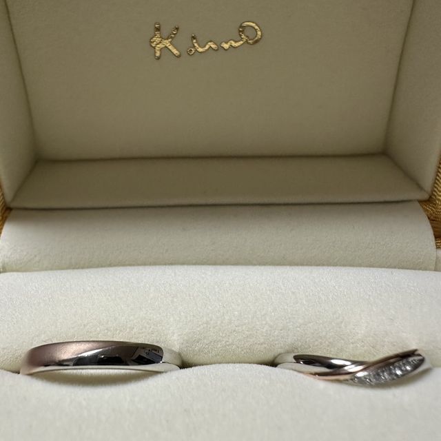 【ケイウノ ブライダル(K.UNO BRIDAL)の口コミ】 指輪のデザインで絶対に譲れないことなどは特にありませんでしたが、色々…