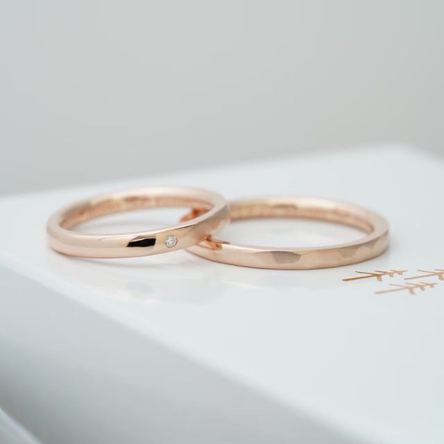 【THREE TREES(スリーツリーズ)の口コミ】 2人でお互いの指輪を作り合いたいと思い、こちらに決めました。型に金属を…