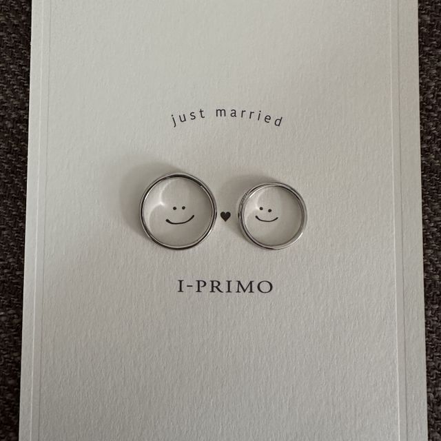 【アイプリモ(I-PRIMO)の口コミ】 シンプルかつ大人っぽいデザインを探していて、アイプリモさんで見つけま…