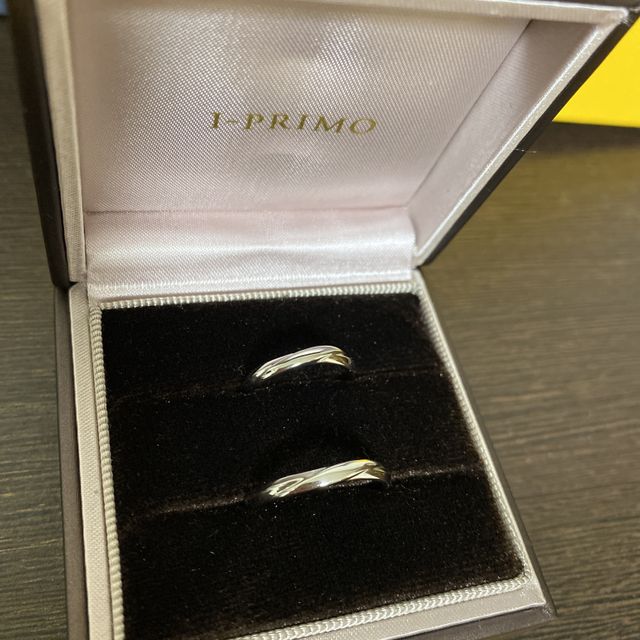 【アイプリモ(I-PRIMO)の口コミ】 さまざまなデザインの指輪を試着した際、購入した指輪が1番しっくりきまし…