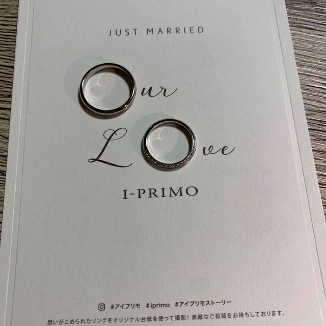 【アイプリモ(I-PRIMO)の口コミ】 アナエルのデザインにした理由は、指輪の上部と下部でデザインが分かれて…