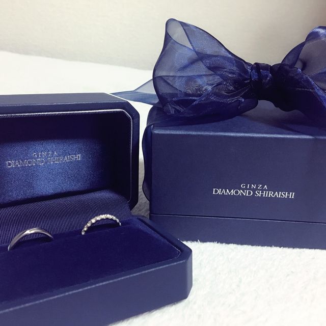 【銀座ダイヤモンドシライシの口コミ】 日常でつけたい婚約指輪を探しました。ORの指輪がダイヤ指輪を気になりま…