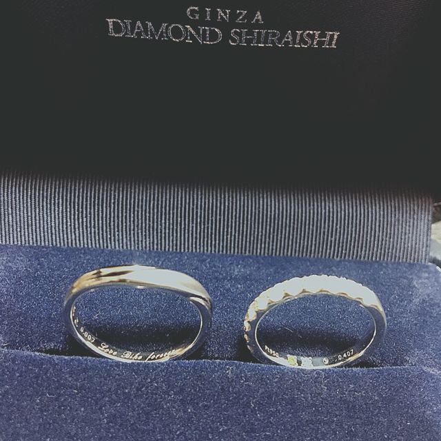 【銀座ダイヤモンドシライシの口コミ】 日常でつけたい婚約指輪を探しました。ORの指輪がダイヤ指輪を気になりま…