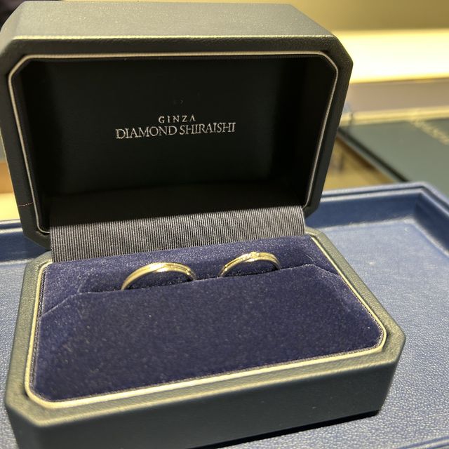 【銀座ダイヤモンドシライシの口コミ】 指輪のデザインが独特で、手が小さく指が細い自分にぴったりの指輪だった…