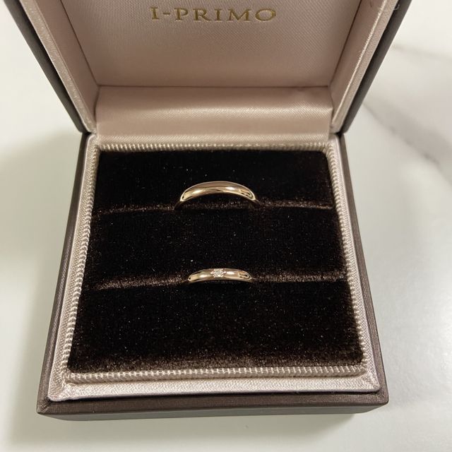 【アイプリモ(I-PRIMO)の口コミ】 ゴールドの指輪がいいと思っていて、こちらにブラウンゴールドの指輪があ…