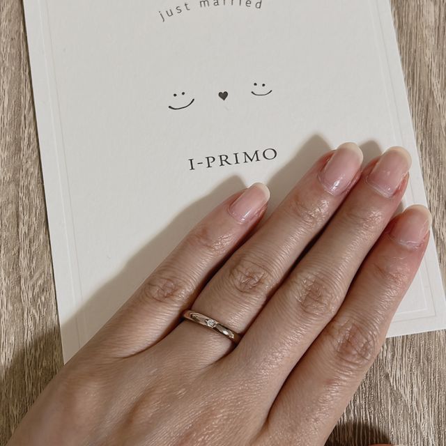 【アイプリモ(I-PRIMO)の口コミ】 シンプルなデザインと着け心地の良さが決め手になりました。毎日身につけ…