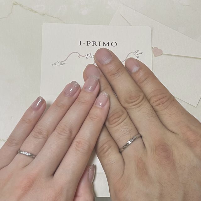 【アイプリモ(I-PRIMO)の口コミ】 シンプルすぎないものを探していましたが、女性らしい控えめなデザインで…