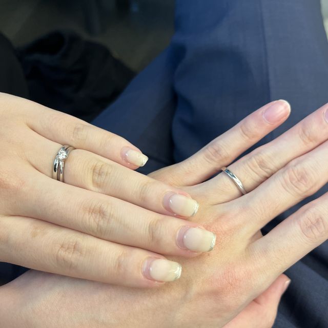 【銀座ダイヤモンドシライシの口コミ】 シンプルで長く使える物を選びました。
アフターサービスもしっかりしてお…