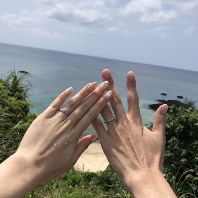 【エクセルコダイヤモンド(EXELCO DIAMOND)の口コミ】 ・ここのブランドは、メンズも様々なデザインがあって、主人も指輪を選ぶ…