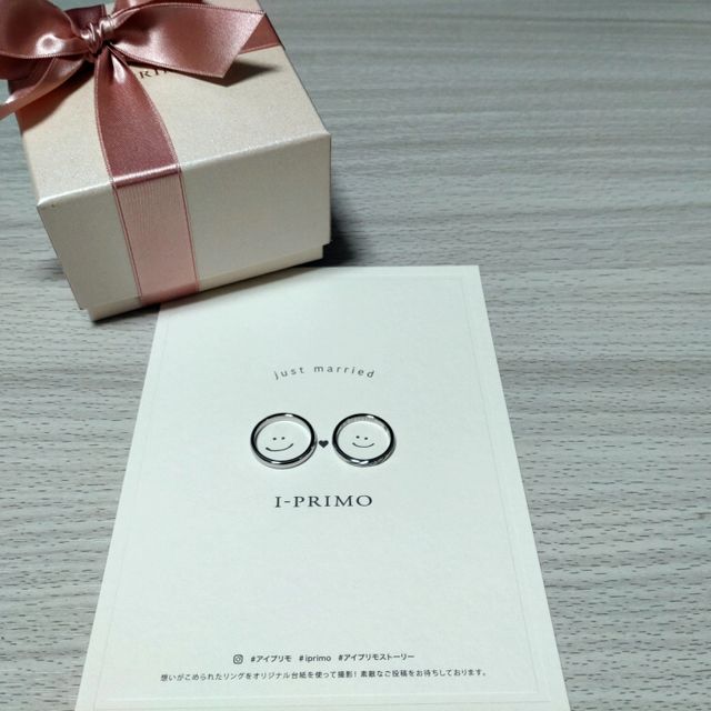 【アイプリモ(I-PRIMO)の口コミ】 シンプルなストレートのリングを探していました。普段私自身アクセサリー…