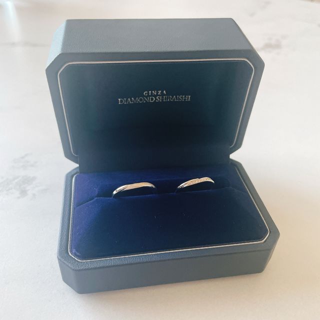 【銀座ダイヤモンドシライシの口コミ】 ある程度デザインは決めて行き、お店で店員さんにイメージをお伝えしたと…