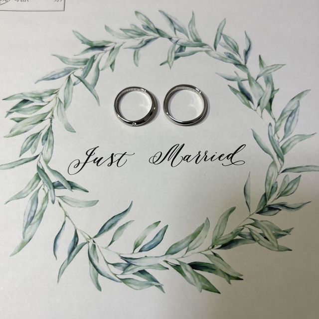 【アイプリモ(I-PRIMO)の口コミ】 自分たちの手に合う太さのデザインなのと個人的に1石ダイヤで探していたの…