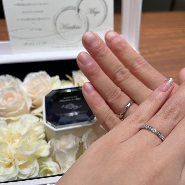 【4℃ BRIDAL(ヨンドシーブライダル)の口コミ】 ジュエリーは全て4°Cで彼に買ってもらっていた思い出のブランドだった…