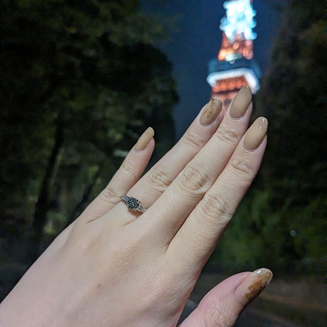 【エクセルコダイヤモンド(EXELCO DIAMOND)の口コミ】 デザインが探して求めていたものだったのでこちらを選びました。予約して…