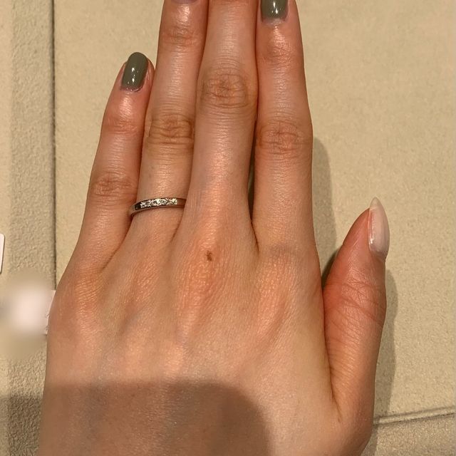 【和光ブライダルブティックギンザの口コミ】 手が小さいのでまずは自分に合うサイズで作っていただけるところを探しま…