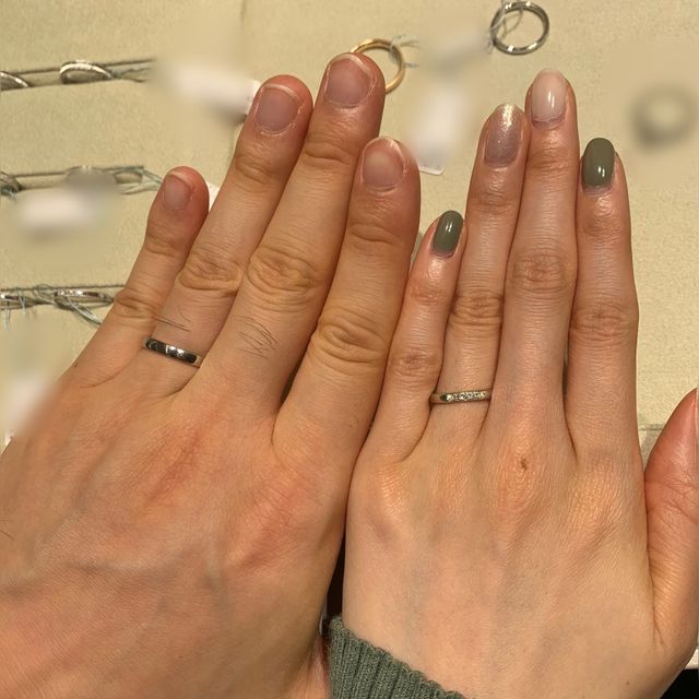 【和光ブライダルブティックギンザの口コミ】 手が小さいのでまずは自分に合うサイズで作っていただけるところを探しま…