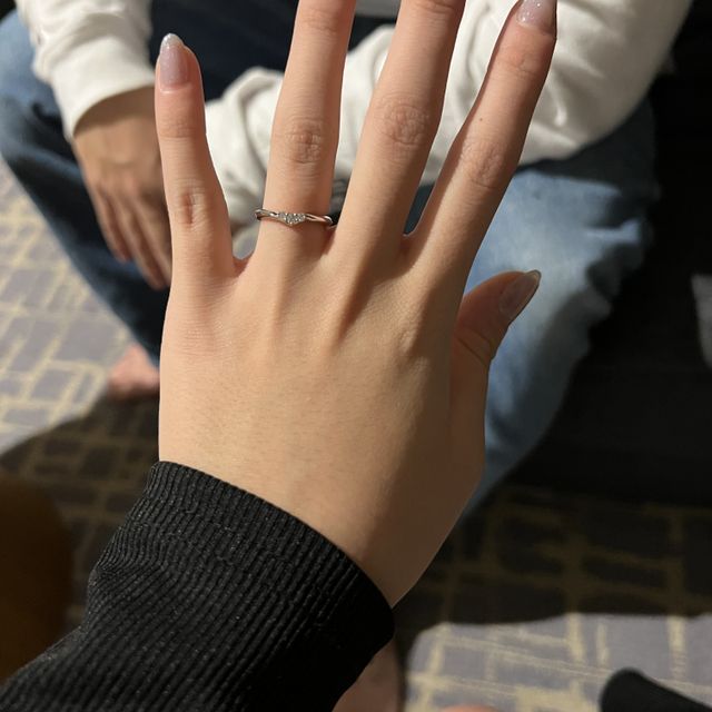 【エクセルコダイヤモンド(EXELCO DIAMOND)の口コミ】 普段付けしやすいかどうかを主に考えていました。
大きなダイヤがひとつ着…