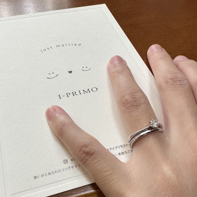 【アイプリモ(I-PRIMO)の口コミ】 どの指輪がいいのか全くわからない状態でお店へ行きましたが、店員さんが…