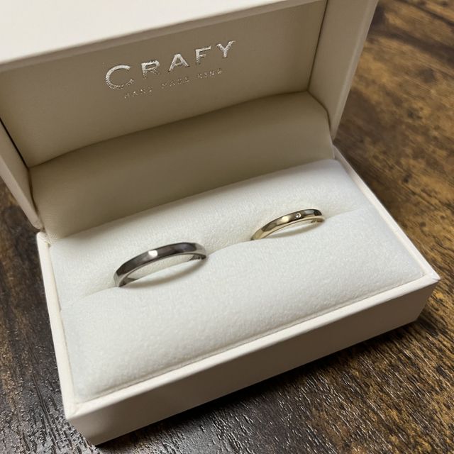 【CRAFY(クラフィ)の口コミ】 自分たちで作りたいデザインを自分たちで作れる、世界で1つだけの結婚指輪…
