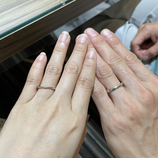 【BIJOUPIKO(ビジュピコ)の口コミ】 三石リングが可愛くその部分がキュッと締まっているデザインに一目惚れし…