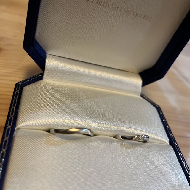 【ヴァンドーム青山(VENDOME AOYAMA)の口コミ】 シンプルなデザインなので、この先何十年もつけられるなと思いました。宝…