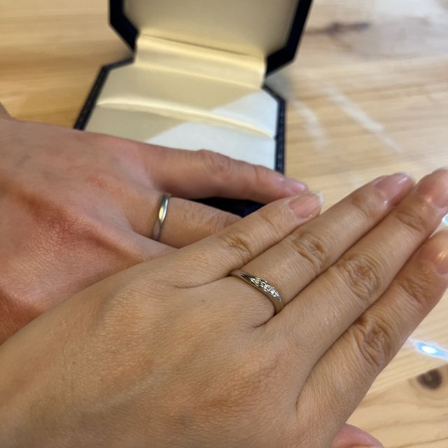 【ヴァンドーム青山(VENDOME AOYAMA)の口コミ】 シンプルなデザインなので、この先何十年もつけられるなと思いました。宝…