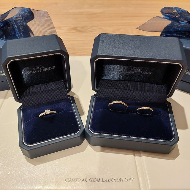 【銀座ダイヤモンドシライシの口コミ】 ダイヤモンドの質だけでなく、カットにもこだわっていて、本当に美しいダ…