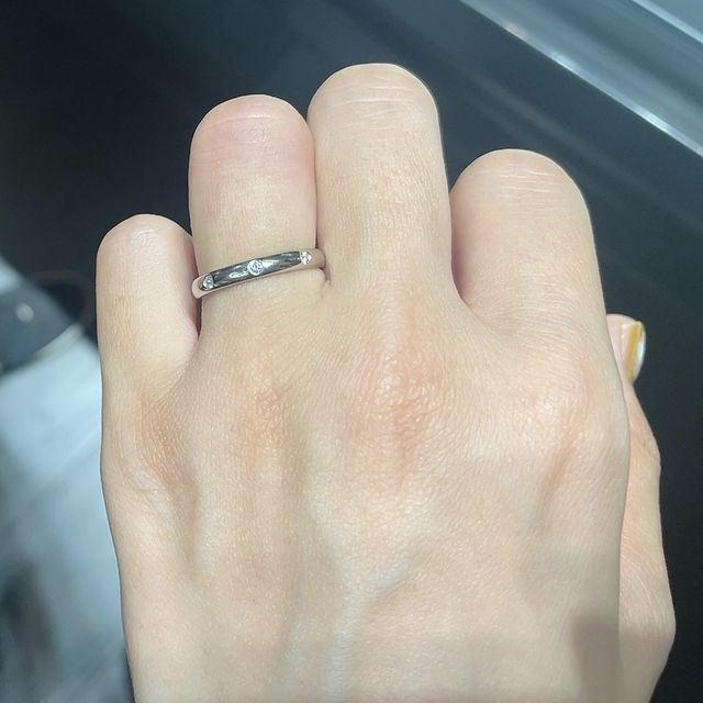 【ヴァン クリーフ＆アーペル(Van Cleef & Arpels)の口コミ】 シンプルですがダイヤが可愛らしく、長くつけられることと付け心地が一番…