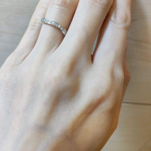 【ヴァンドーム青山(VENDOME AOYAMA)の口コミ】 ブライダルリングはいつも着けていたい派なので冠婚葬祭問わず、日常使い…