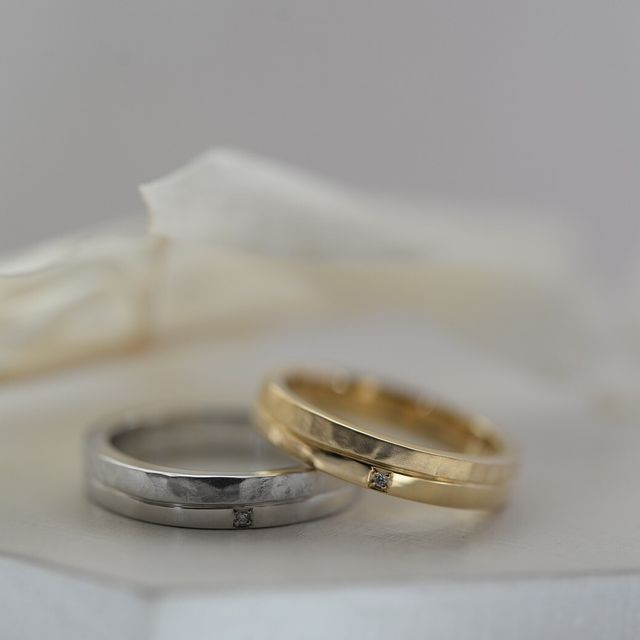 【CRAFY(クラフィ)の口コミ】 デザインから相談して、パートナーと作り上げた指輪なので過程から完成ま…
