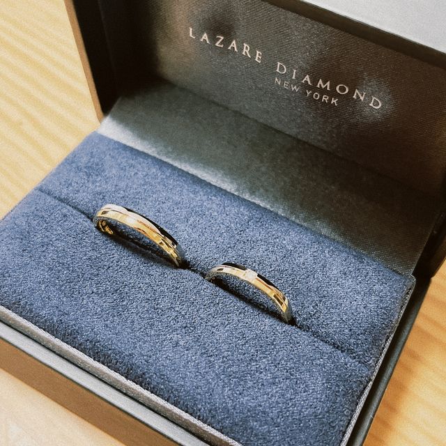 【ラザール ダイヤモンド(LAZARE DIAMOND)の口コミ】 イエローゴールドとプラチナのコンビネーションとデザインに一目惚れしま…