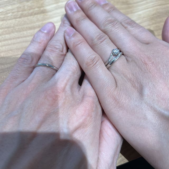 【出雲結(いずもゆい)の口コミ】 セットリングが素敵でした。セットリングでつけた時も、ひとつひとつでつ…