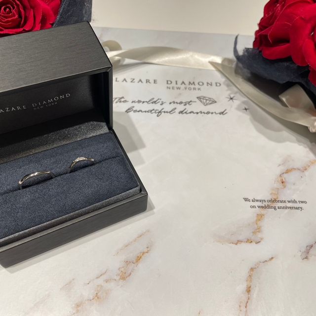 【ラザール ダイヤモンド(LAZARE DIAMOND)の口コミ】 他のブランドさんのものと比較すると着け心地がとても良く購入の決め手と…