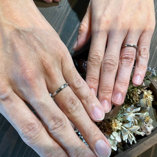 【鎌倉彫金工房の口コミ】 指に合ったサイズ、幅、デザイン、素材を選べることがオリジナル感があり…