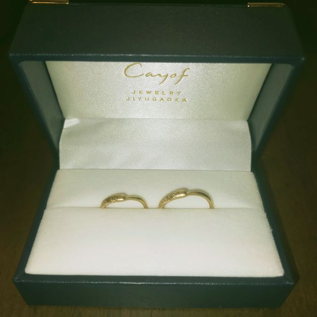 【Cayof(カヨフ)の口コミ】 指輪のデザインは一から相談して決めることができますが、サンプルの中に…