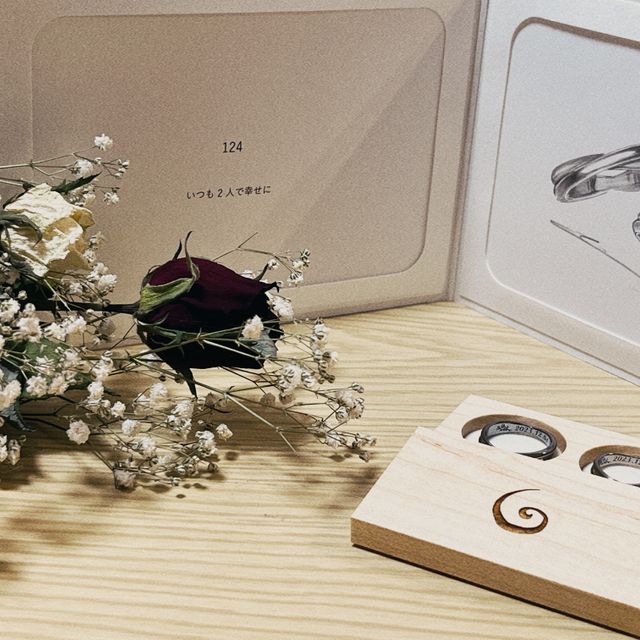 【SORA(ソラ)の口コミ】 繋がりから始まり素材にこだわってつくりました。指輪が二つ重なったよう…