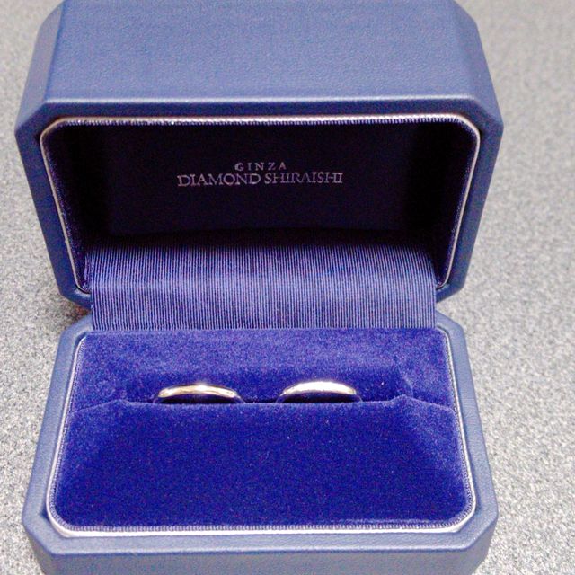 【銀座ダイヤモンドシライシの口コミ】 でっぱりがないものを選んだのでいつでも、ずっとつけられるデザインです…