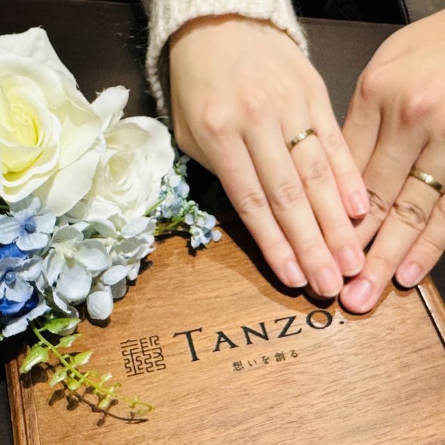 【TANZO.(鍛造指輪)の口コミ】 鍛造製法で頑丈なところと、オーダーメイドで自分の思い通りに作れるとこ…
