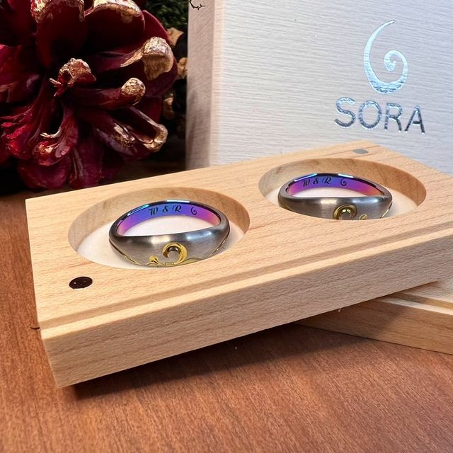 【SORA(ソラ)の口コミ】 どんな指輪にしたいか、ふたりのストーリーを聞きながらデザイン画をその…