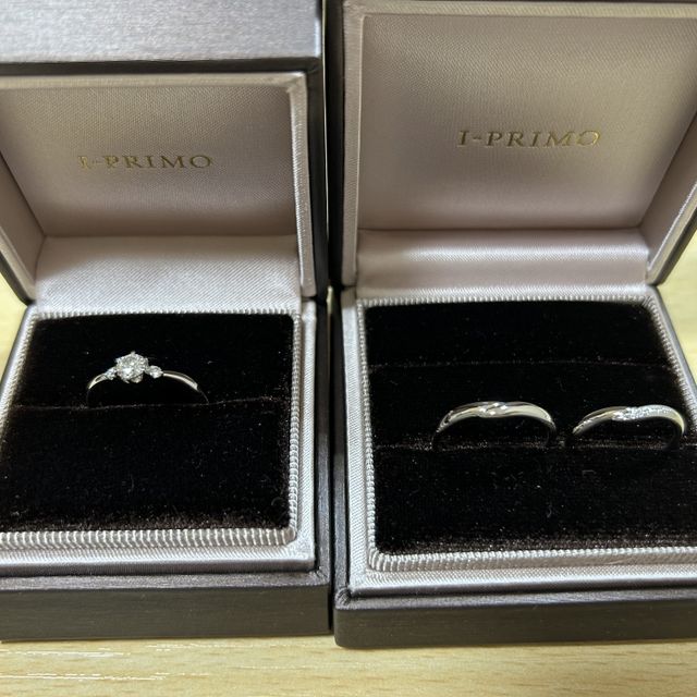 【アイプリモ(I-PRIMO)の口コミ】 Vラインで指にフィットしていて綺麗に見えるとこがお気に入りです。センタ…