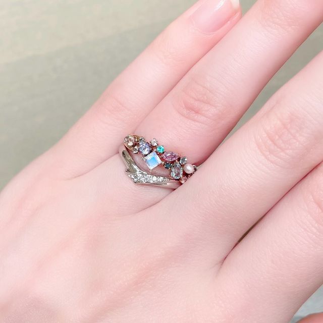 【アイプリモ(I-PRIMO)の口コミ】 先にいただいた婚約指輪に合うものを探していました、最後の2択で迷いに迷…