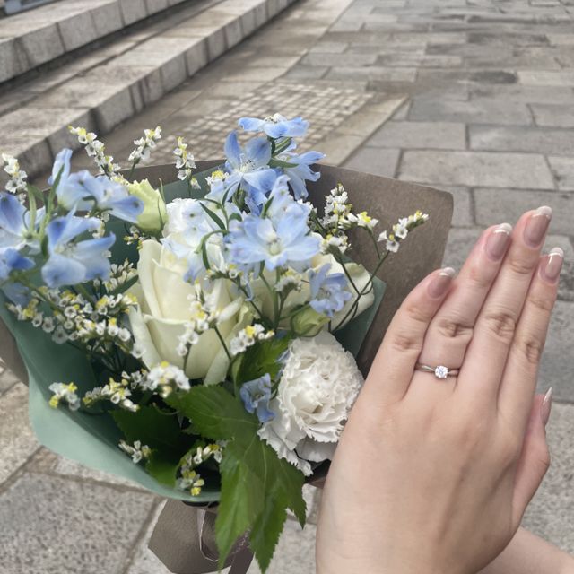 【アイプリモ(I-PRIMO)の口コミ】 指輪のデザインはぷっくりしたデザインで、ダイアモンドも極めて貴重なレ…