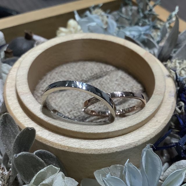 【鎌倉彫金工房の口コミ】 デザイン、テイスト、素材全て自分で選んで、オリジナルの素敵な指輪にな…