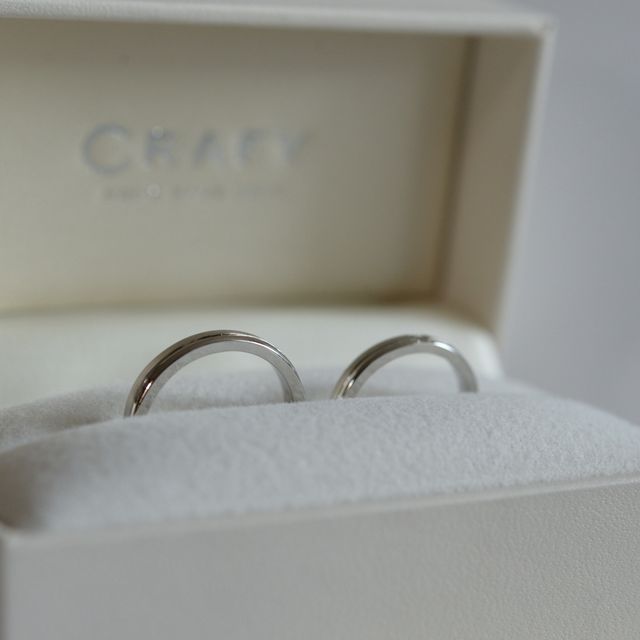 【CRAFY(クラフィ)の口コミ】 結婚指輪の女性用は細いものが多く、手が大きな私は太めの指輪が良いため…
