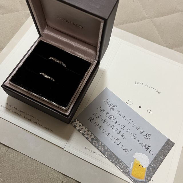 【アイプリモ(I-PRIMO)の口コミ】 ずっと付けていて飽きないシンプルさはありつつも、ダイヤが3つ、入ってお…