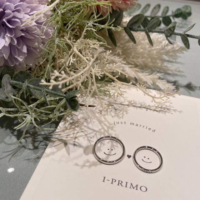 【アイプリモ(I-PRIMO)の口コミ】 結婚指輪として利用させて頂きました。歳を重ねても飽きないシンプルなデ…