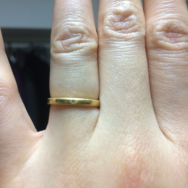 【A・D・A(エー・ディー・エー)の口コミ】 結婚指輪を購入しました。2人ともシンプルなデザインが好みで、しかも、プ…