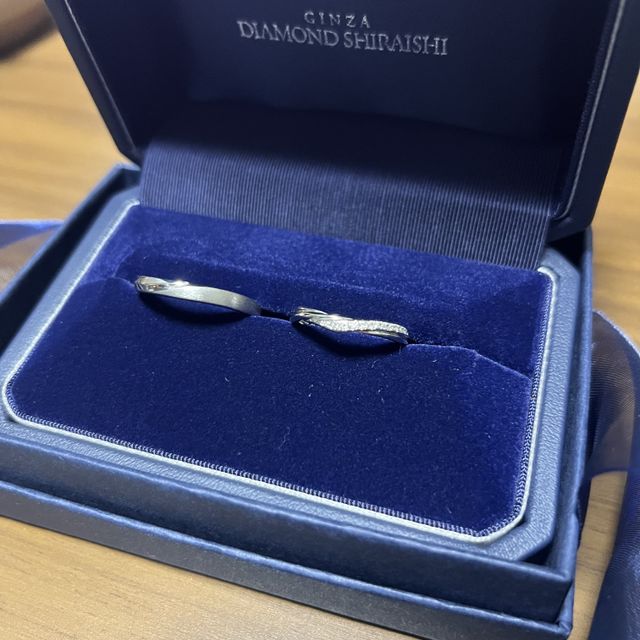 【銀座ダイヤモンドシライシの口コミ】 ブランドのコンセプトでもあるダイヤモンドを取り入れながらウェーブを効…