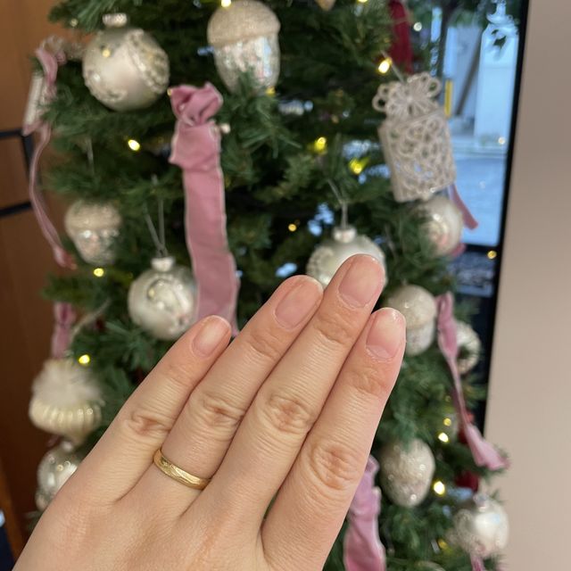 【FISCHER(フィッシャー)の口コミ】 マットなデザインの指輪を探していて、この指輪を見つけました。手作り感…